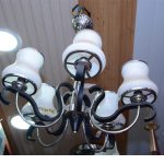 Hanging light 5-bulb Glass lampshades (8765-5) 60K