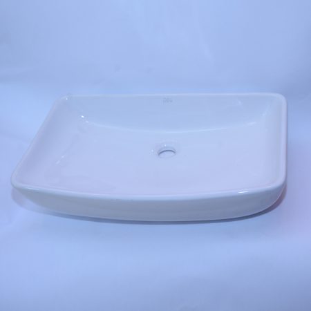 Rectangular Bathroom Basin in White Ceramic STOTA 80K