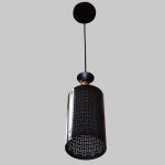 Round hanging light, oiled oak, 1-bulb (8701-227-1) 20K