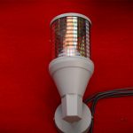 Outdoor spotlight in a white finish 15K